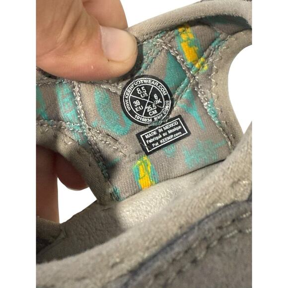 Keen Newport H2 Waterfront Sandal Women 8.5 Steel Grey Blue Turquoise Fisherman - Picture 7 of 7